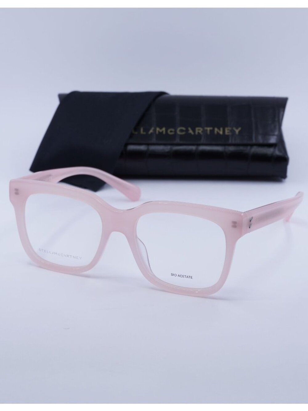 Stella McCartney SC50004I 072 Eyeglasses Pink 54mm Square Frame